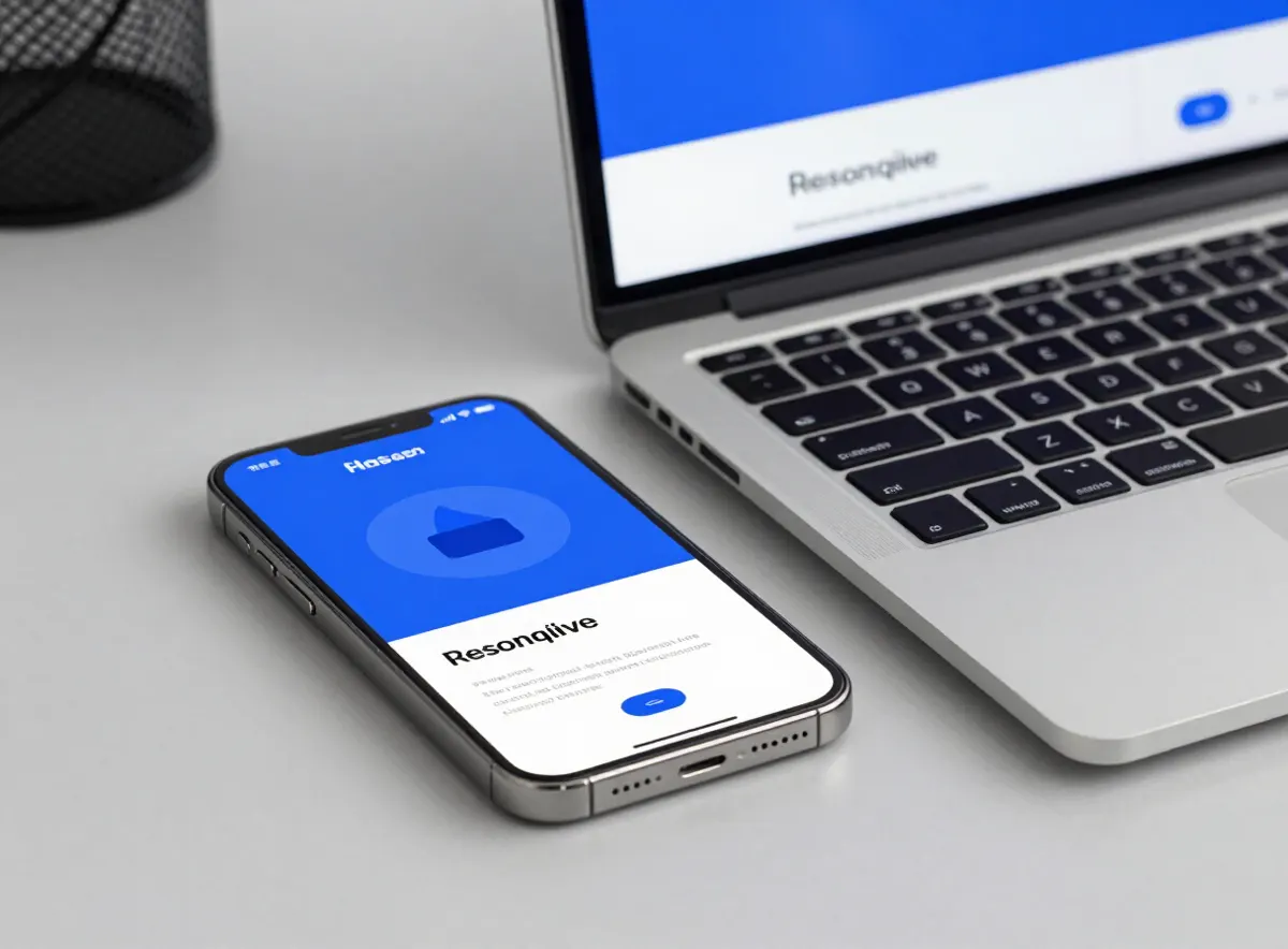 Responsywna strona internetowa Hawer Web na telefonie, tablecie i laptopie